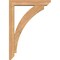 Ekena Millwork Thorton Slat Smooth Bracket w/ Offset Brace, Western Red Cedar, 5 1/2"W x 28"D x 40"H BKT0604X28X40THR06SWR - alternate 3